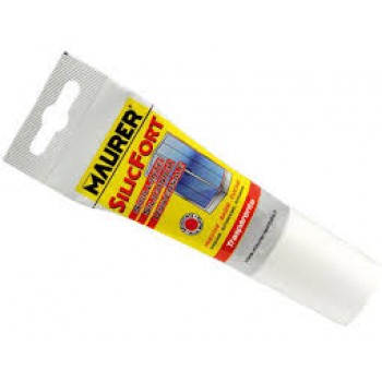 silicone bianco tubetto